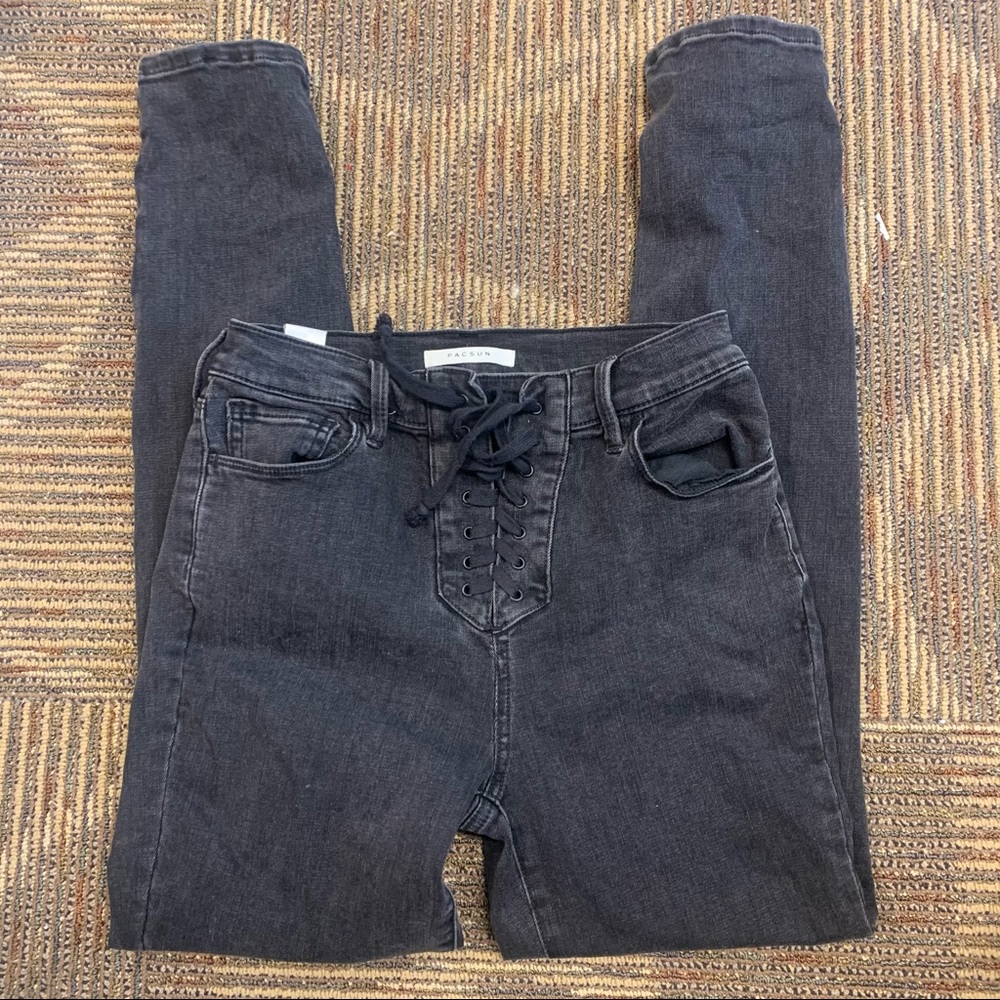 Black Jeans with Laces